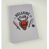 Stranger Things HellFire Club Tasarımlı Kutulu Kupa , Yastık Ve Defter Hediyelik Set