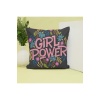 Girl Power Tasarımlı Baskılı Dekoratif Yastık Hediye
