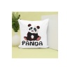 Panda Tasarımlı Baskılı Dekoratif Yastık Hediye