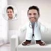 Kişiye Özel Doktor Tasarımlı Şekilli Yastık
