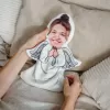 Kişiye Özel Melek Tasarımlı Şekilli Yastık