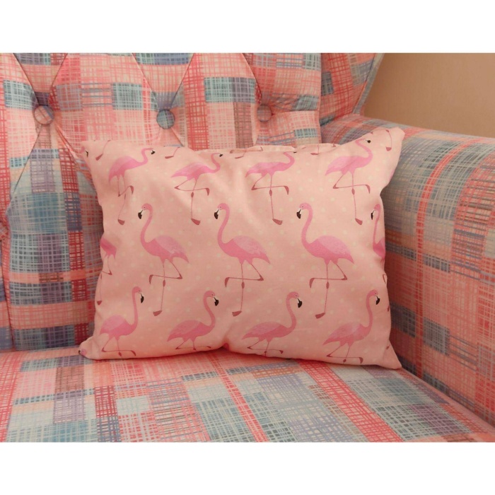Flamingo Pembe Tasarımlı Yastık