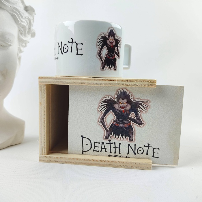 Death Note Tasarımlı Kutulu Kupa Arkadaşa Hediye