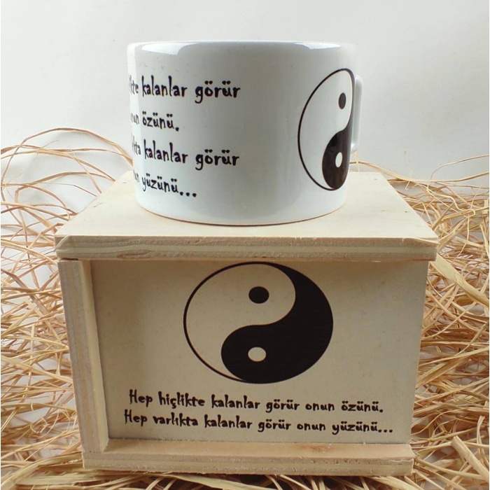 Yin ve Yang Kutulu Kupa Hediyelik