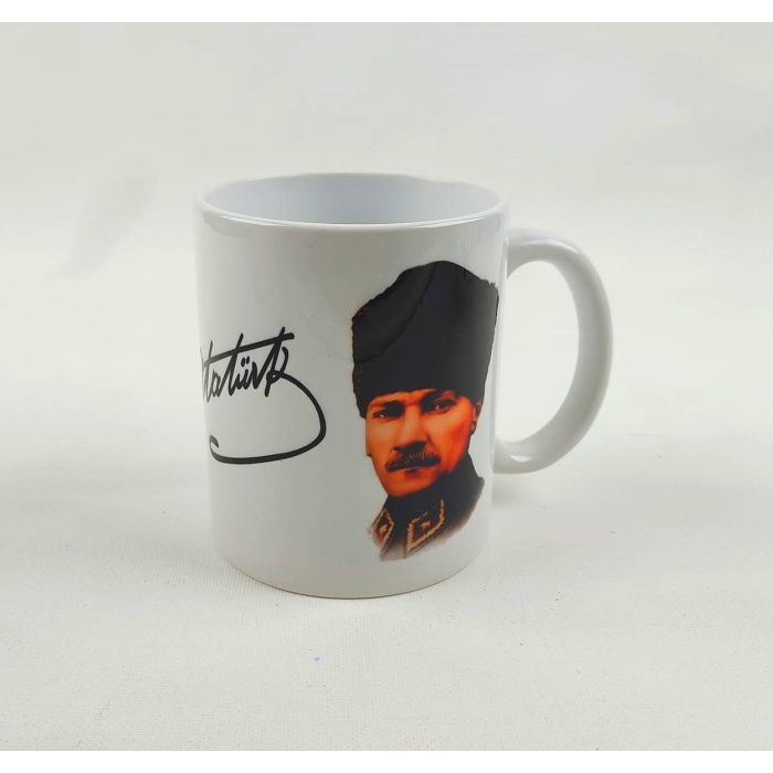 Atatürk Tasarımlı Kupa Ve Yastık 2Li Set