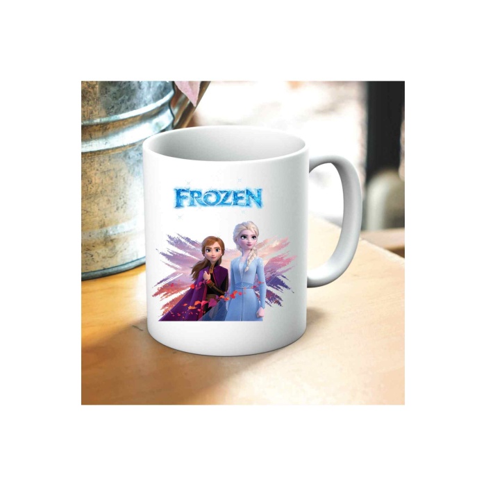 Frozen Elsa Baskılı Kupa Hediyelik Set Arkadaşa Hediye