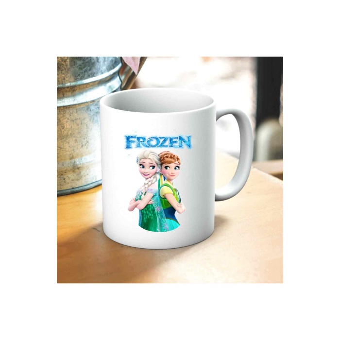 Frozen Elsa Baskılı Kupa Hediyelik Set Arkadaşa Hediye