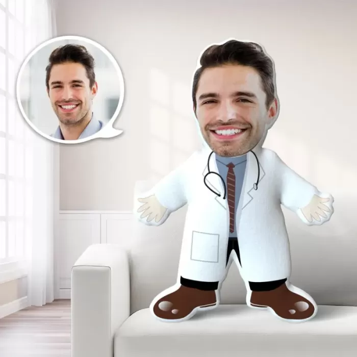 Kişiye Özel Doktor Tasarımlı Şekilli Yastık