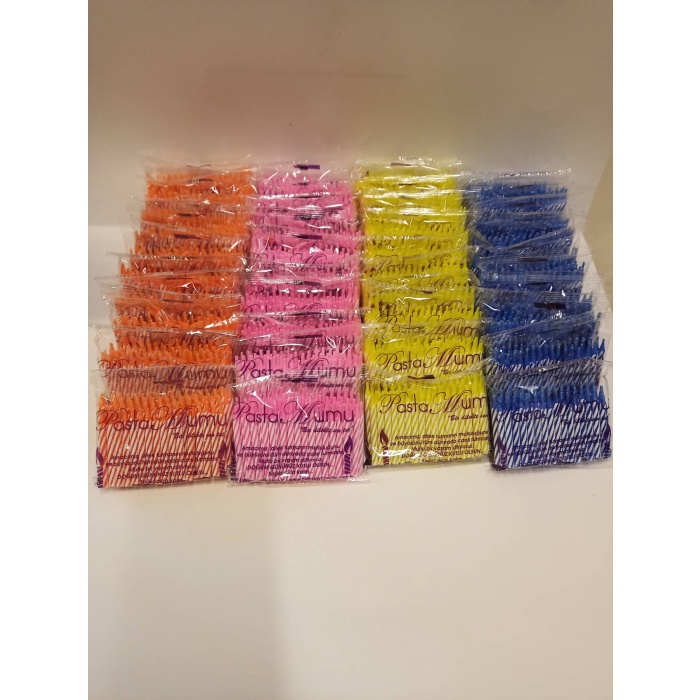 48 Paket 70li Pasta Mumu ve mum altlığı