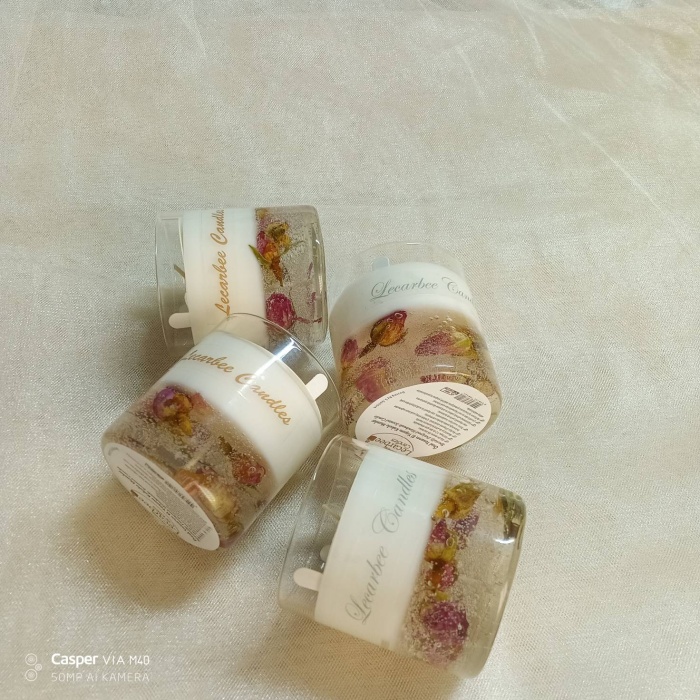 FLOREA SERİSİ GÜL TEMALI MUM