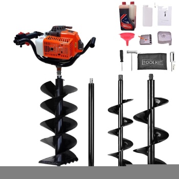 Gardenpro GP630 Çift Helezonlu Toprak Burgu Makinası Seti 3.1 Hp