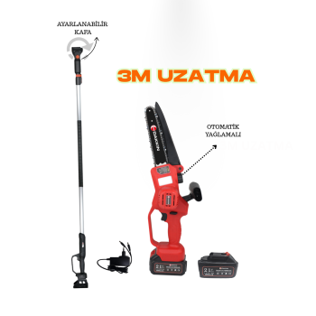 Dakın-CSB023 Akülü Budama Testeresi 8 inch + 3metre Uzatma Aparatı