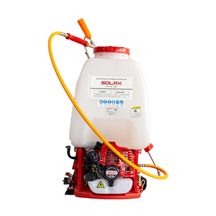 Solax OS-768 Benzin Motorlu Sırt Tipi İlaçlama Makinesi