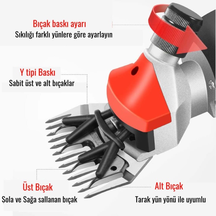 Rapco Beıyuan Koyun Keçi Kırkma Makinesi 550W