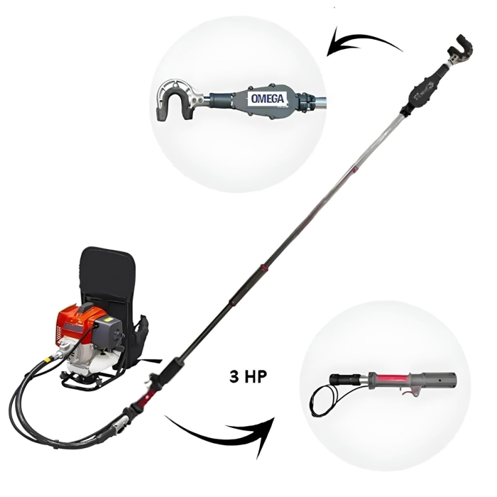 Omega Şanzımanlı 3,1 Hp Motorlu Zeytin Hasat Makinası