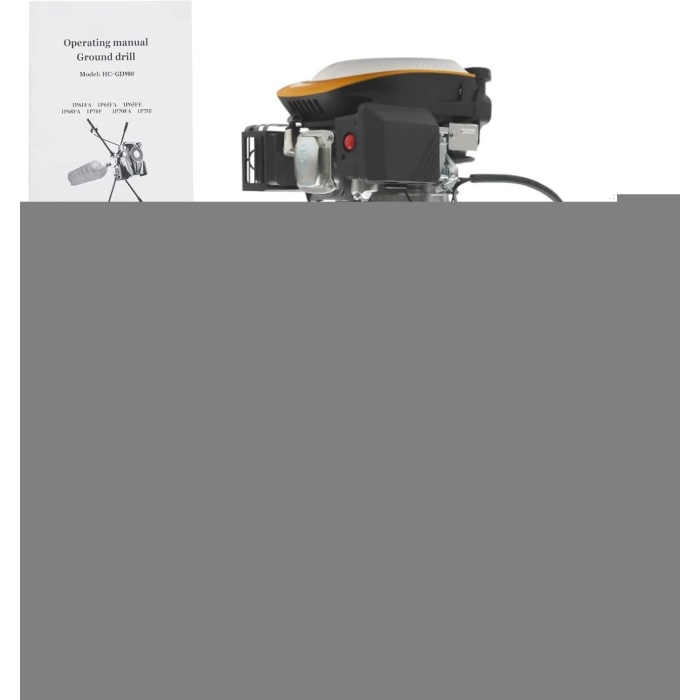 Gardenpro 225cc Toprak Burgu Makinası 9 Hp 300 mm