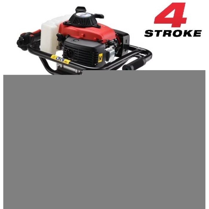 Gardenpro Çift Helezonlu 4 Zamanlı Toprak Burgu Makinası 200 mm 4 Hp