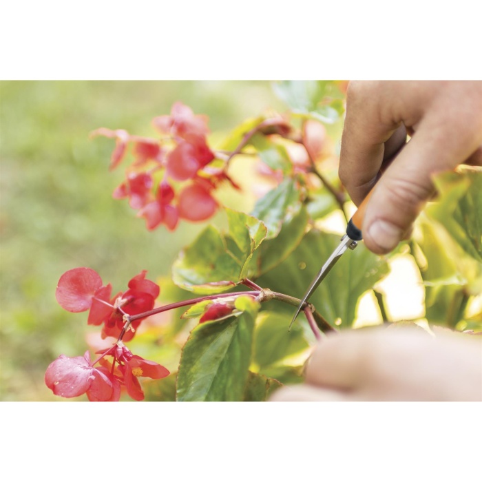 Fiskars 1063325 Bitki Ve Hasat Makasi Egik Uclu Sp160