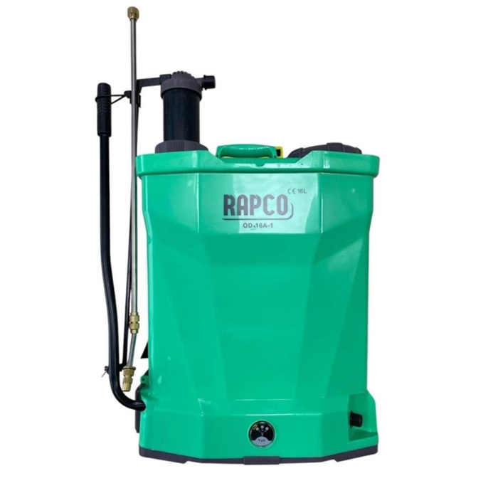 Rapco Turbo Şarjlı Ve Kollu Sırt Tipi İlaç Pompası Akülü İlaçlama Makinesi 16 L