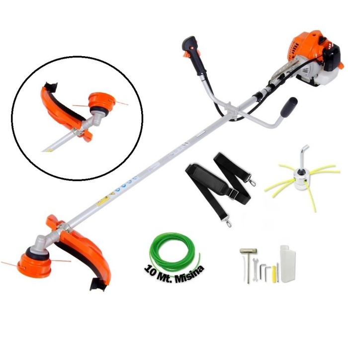 Tera Benzin Motorlu Ot Çalı Tırpanı Yan Tip