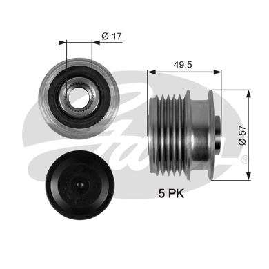 ALTERNATOR KASNAGI A-CLASS W168 01-04 VANEO  - GATES OAP7089