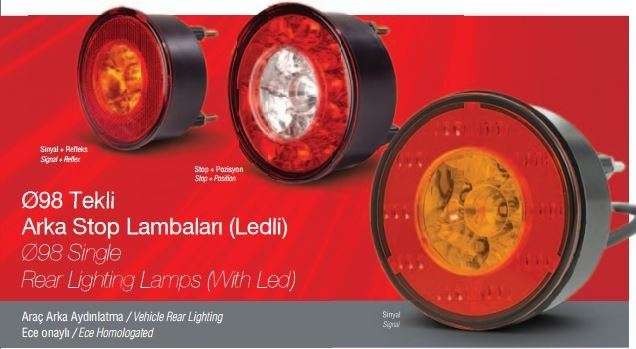 Stop Lambasipark 24v Ledli Otokar Temsa - FARBA 13278E