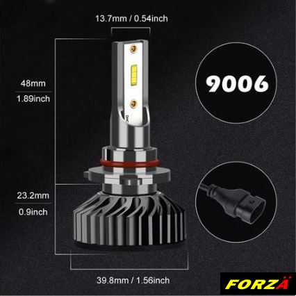 Ampul 9006 Led Xenon Csp Tip Mini Led - FORZA LHP96