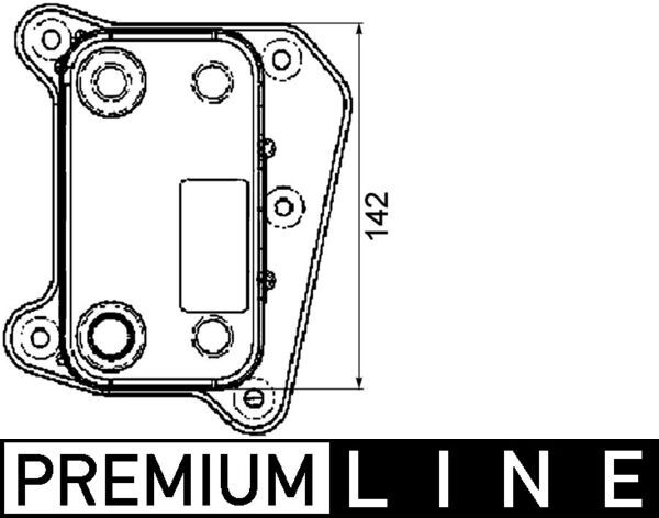 Yag Sogutucusu Om611 W202 97-00 S202 97-01 W210 98-02 S210 9 - MAHLE CLC 38 000P