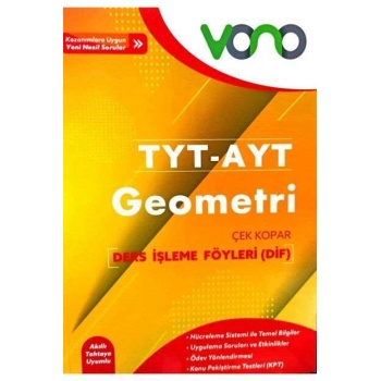 Vono Yayınları Tyt Geometri İşleme Föyleri