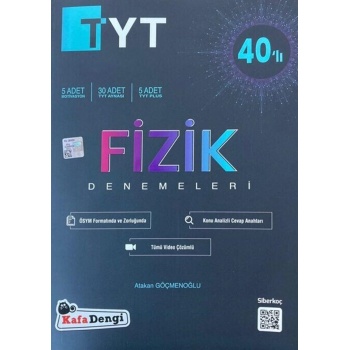 Kafadengi Yayınları Tyt Fizik Branş Denemesi 40 Lı