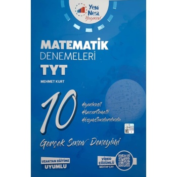 Yeni Nesil  Yayınları Yks Tyt Matematik 10 Deneme Sınavı *Yeni*
