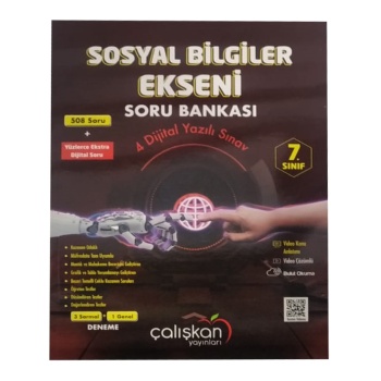 Çalışkan Yayınları 7. Sınıf Sosyal Bilimler Ekseni Soru Bankası