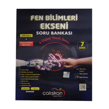 Çalışkan Yayınları 7. Sınıf Fen Bilimleri Ekseni Soru Bankası