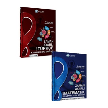 Çanta Yayınları 8. Sınıf Türkçe - Matematik Soru Bankası Seti