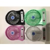Portable Masaüstü Şarj Edilebilir Fan 1200Mah Usb 4Renk