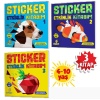 Yükselen Zeka 4-10 Yaş Sticker Etkinlik Kitabım (3 Kitap Set)