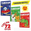 Yükselen Zeka 3-6 Yaş Tangram Dikkat Geliştirme Seti