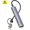 Baseus UltraJoy 5-Port HUB-Gümüş (B00052801S11-00)