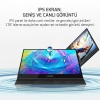 Ezcool 15.6 Lite E15 60Hz Fhd Portable Taşınabilir Monitör (Sıfır Ölü Piksel Garantili)