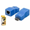 HADRON HDX1274 30M HDMI EXTENDER  MAVİ