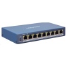 HikvisionDS-3E1310P-EI-M 8×10-100 Mbps PoE Portu, 2×Gigabit RJ45 Portu 60W Switch