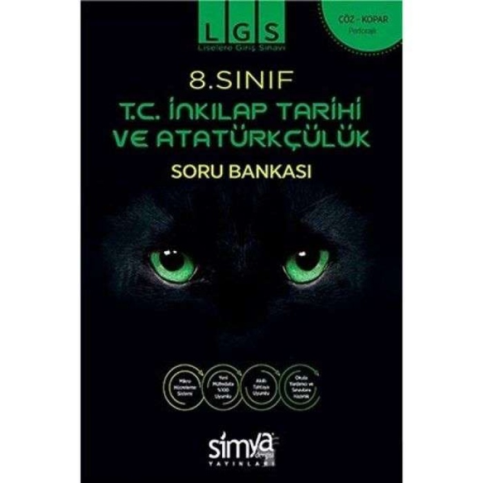 Simya Yayınları 8.Sınıf T.C. İnkılap Tarihi Ve Atatürkçülük Soru Bankası