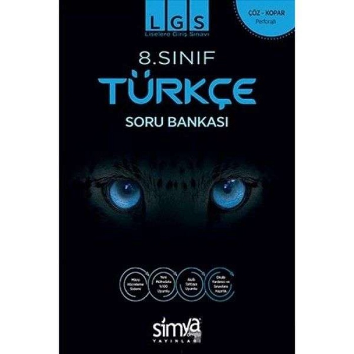 Simya Yayınları 8.Sınıf Türkçe Soru Bankası