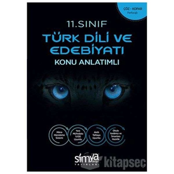 Simya Yayınları 11.Sınıf Türk Dil Ve Edebiyatı Soru Bankası Konu Özetl