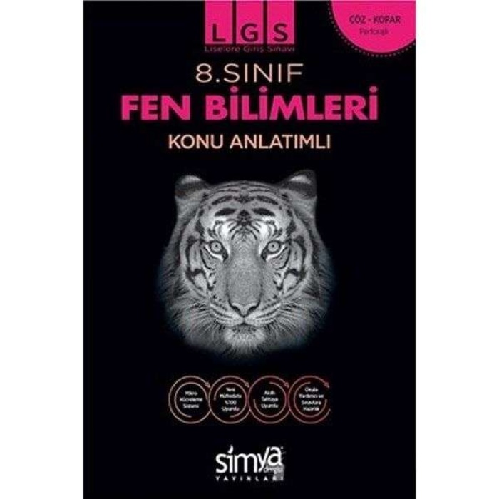 Simya Yayınları 8.Sınıf Fen Bilimleri Konu Anlatımlı