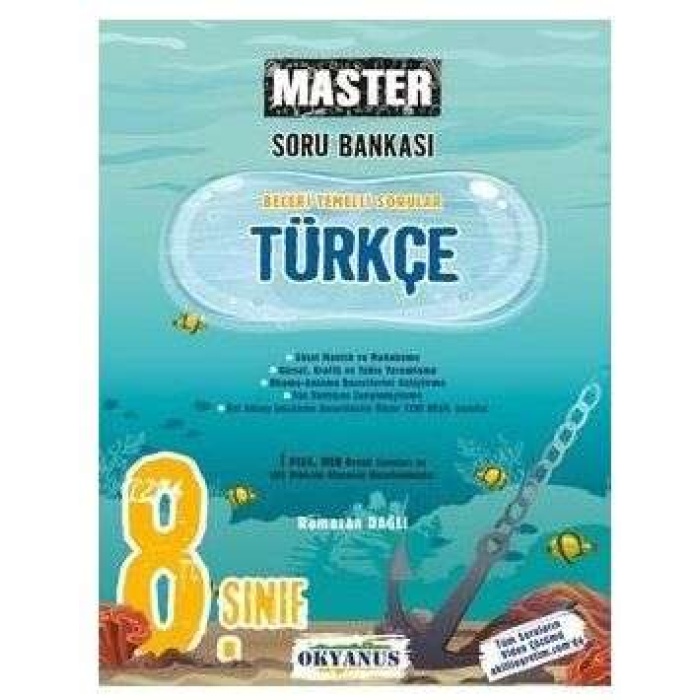 Okyanus Yayınları 8. Sınıf Lgs Master Türkçe Soru Bankası