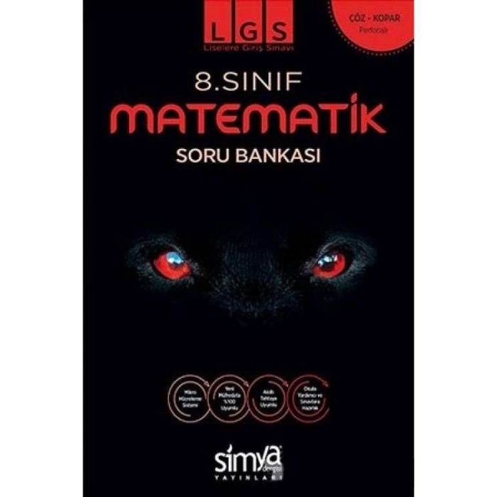 Simya Yayınları 8.Sınıf Matematik Soru Bankası