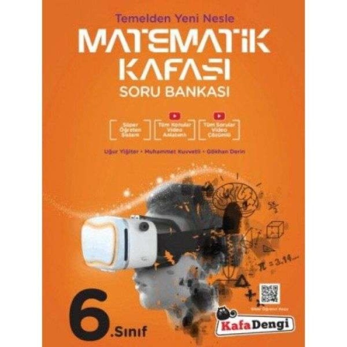 Kafadengi Yayınları 6.Sınıf Matematik Kafası Soru Bankası (Tümü Video