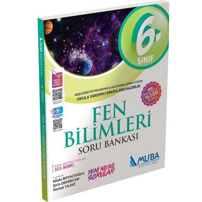 Muba Yayınları 6. Sınıf Fen Bilimleri Soru Bankası