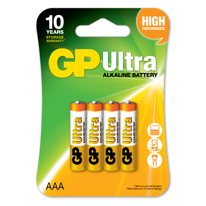 GP G-Tech LR03 AAA Boy Ultra Alkalin İnce Kalem Pil 4lü Paket GP24AUMB-U4
